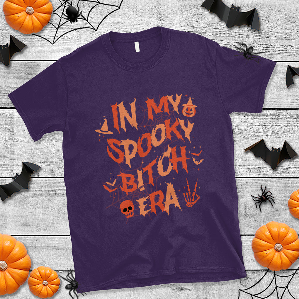 In My Spooky Bitch Era Halloween Costumes Pumpkin Season T Shirt TS02 Printyourwear