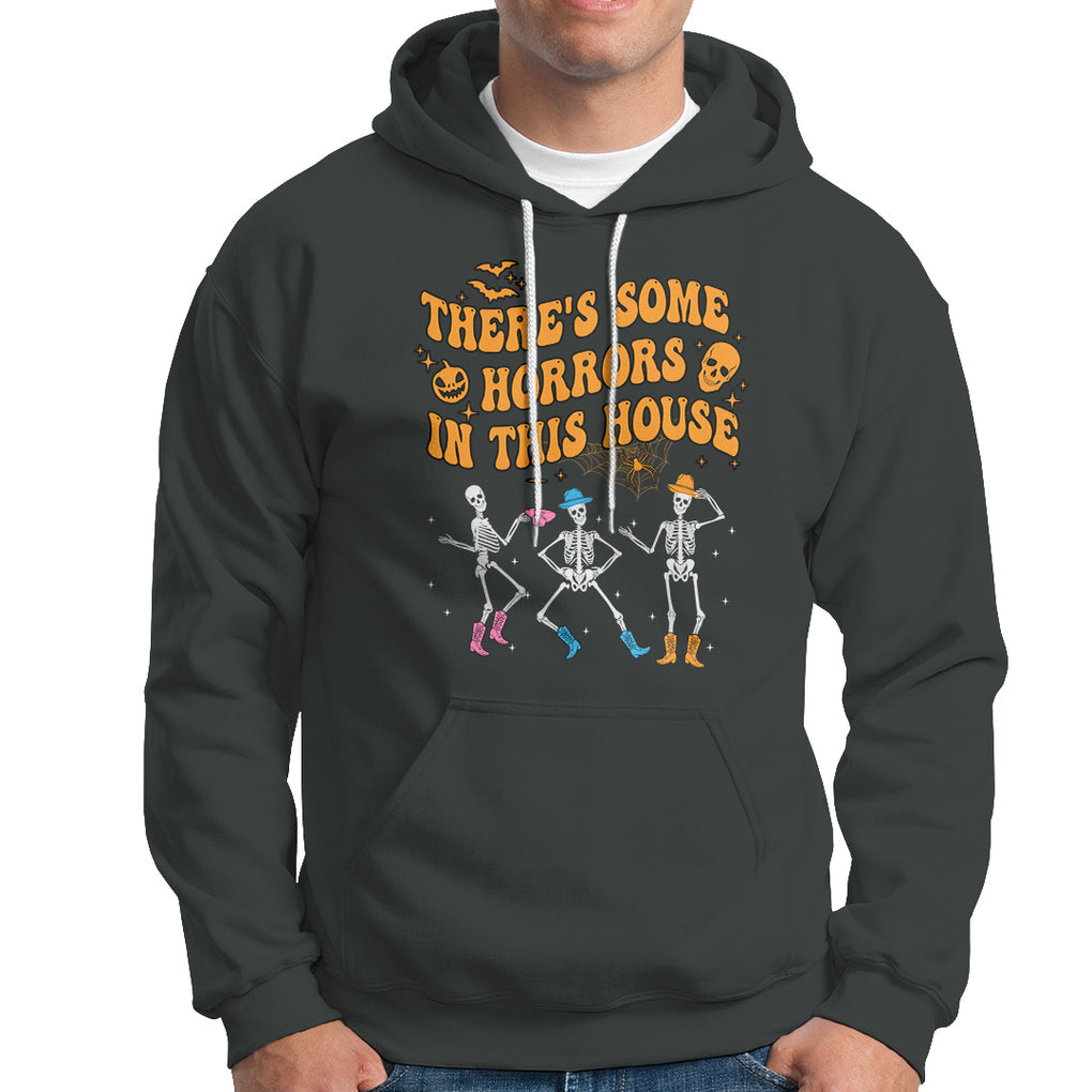 There's Some Horrors In This House Spooky Halloween Skeleton Hoodie TS02 Printyourwear