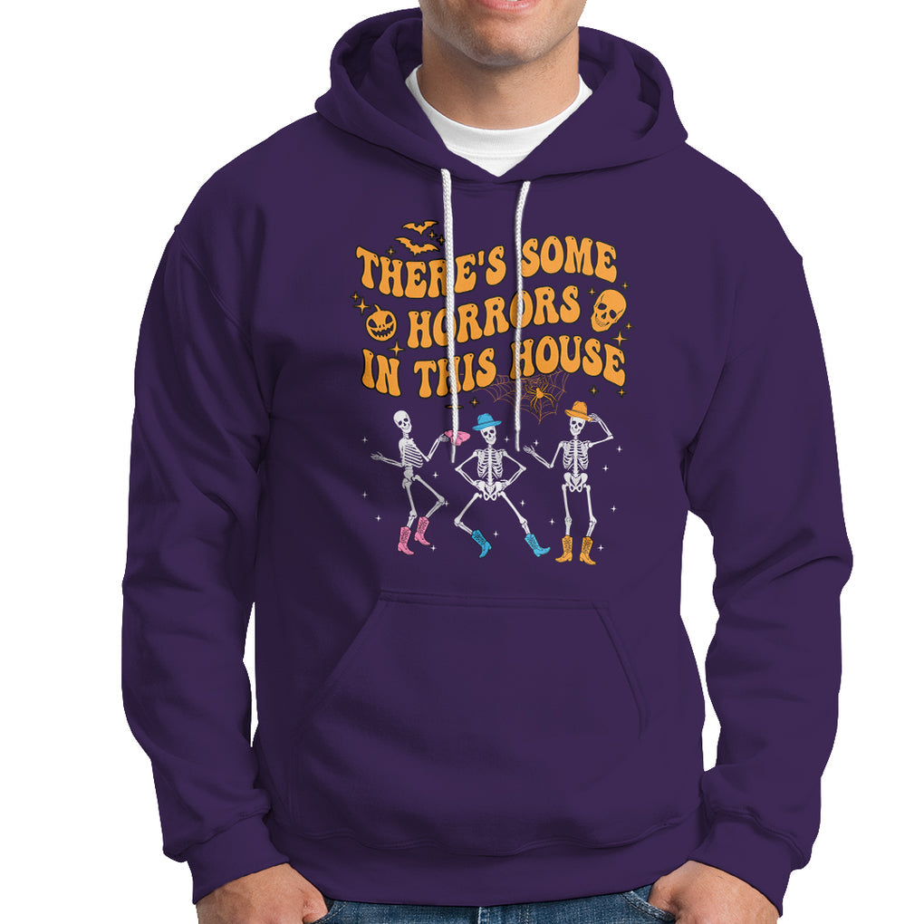 There's Some Horrors In This House Spooky Halloween Skeleton Hoodie TS02 Printyourwear