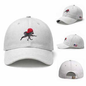 Funny Jimothy Raccoon Wearing Red Cap Graphic Baseball Cap Viral Seattle Trash Panda Feral Legend
