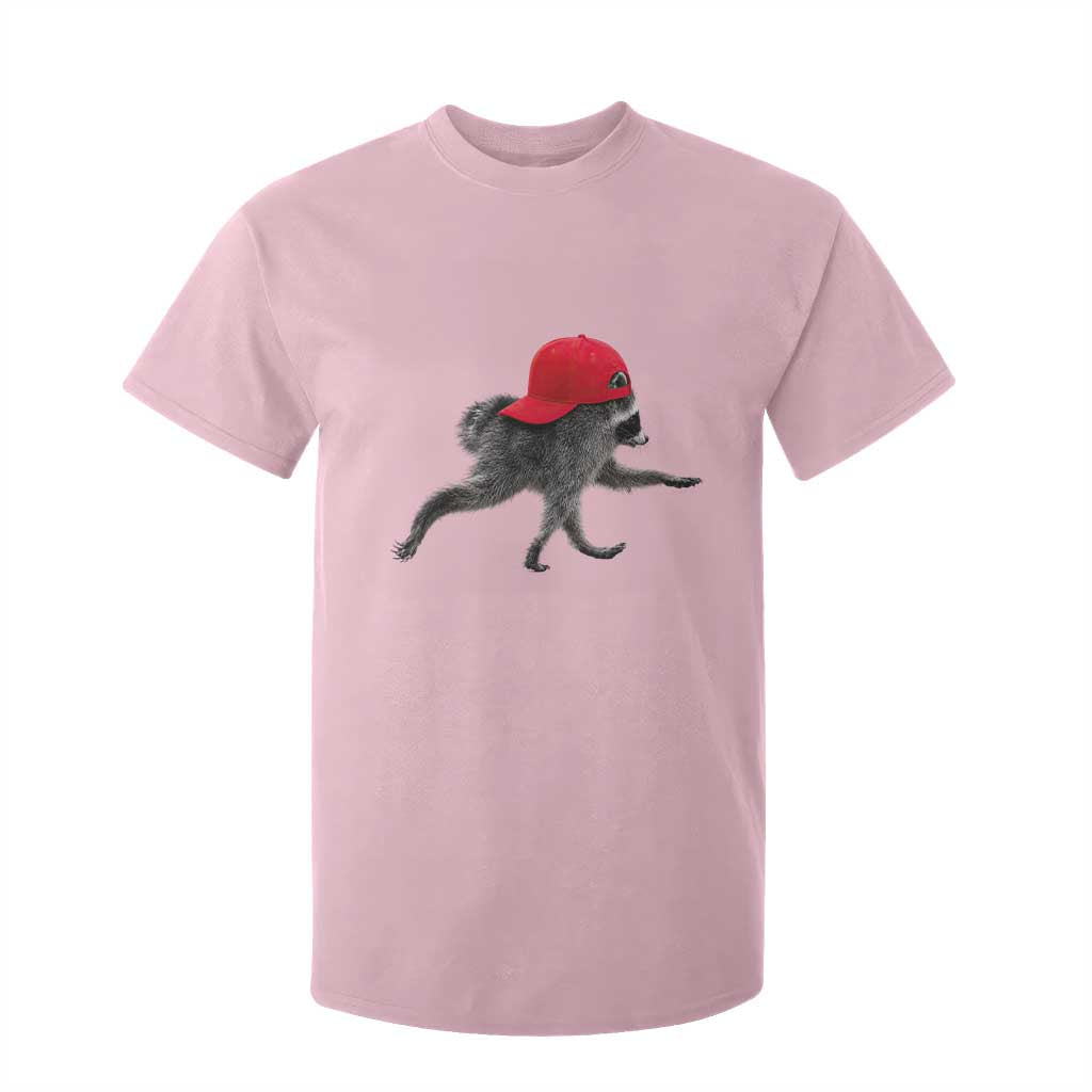 Funny Jimothy Raccoon Wearing Red Cap Graphic T Shirt For Kid Viral Seattle Trash Panda Feral Legend