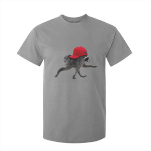 Funny Jimothy Raccoon Wearing Red Cap Graphic T Shirt For Kid Viral Seattle Trash Panda Feral Legend