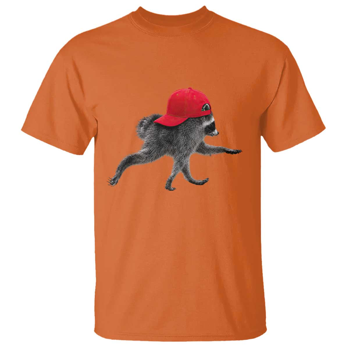 Funny Jimothy Raccoon Wearing Red Cap Graphic T Shirt Viral Seattle Trash Panda Feral Legend
