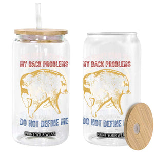 Funny Jimothy Meme Back Pain Humor Glass Can My Back Problems Do Not Define Me Viral Seattle Raccoon