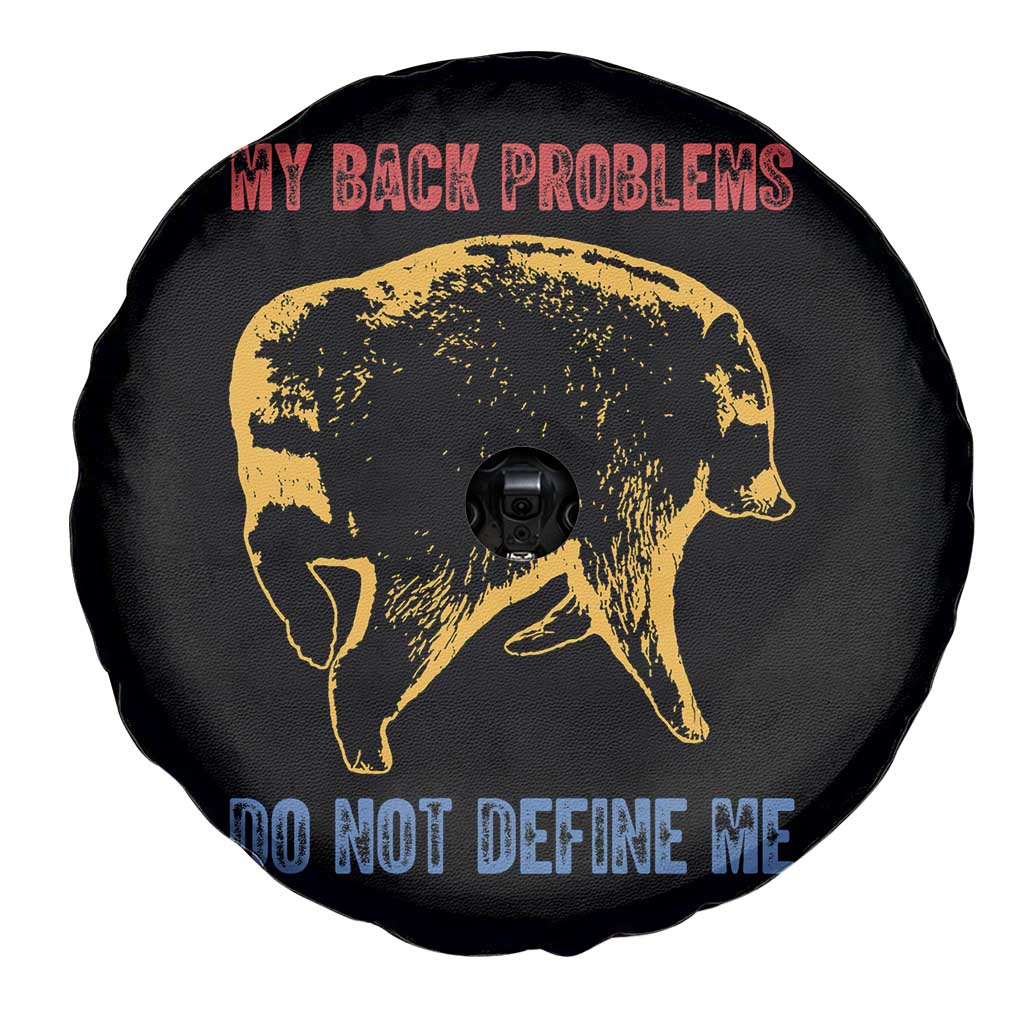 Funny Jimothy Meme Back Pain Humor Spare Tire Cover My Back Problems Do Not Define Me Viral Seattle Raccoon
