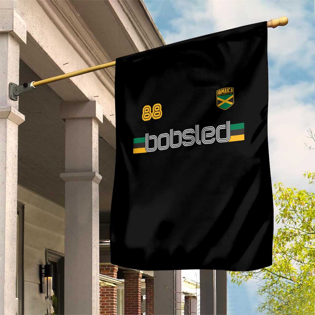Jamaica Bobsled 1988 Sports Jersey Style Garden Flag Retro Winter Games Team Island Jamaican Pride