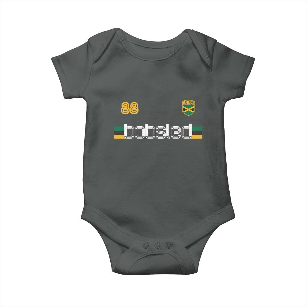 Jamaica Bobsled 1988 Sports Jersey Style Baby Onesie Retro Winter Games Team Island Jamaican Pride