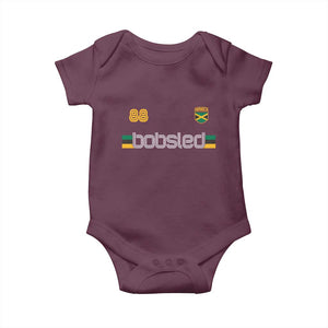Jamaica Bobsled 1988 Sports Jersey Style Baby Onesie Retro Winter Games Team Island Jamaican Pride