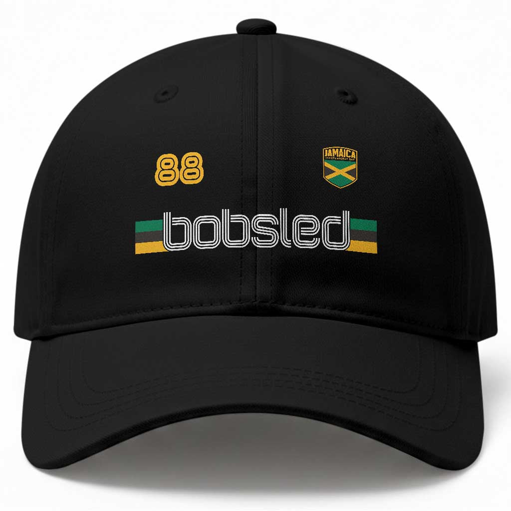 Jamaica Bobsled 1988 Sports Jersey Style Baseball Cap Retro Winter Games Team Island Jamaican Pride TS02 Print Your Wear