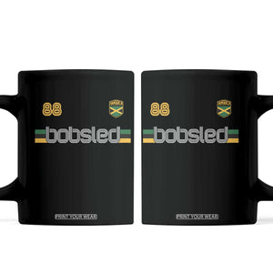 Jamaica Bobsled 1988 Sports Jersey Style Coffee Mug Retro Winter Games Team Island Jamaican Pride