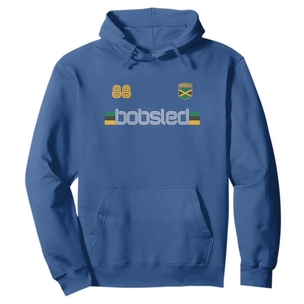 Jamaica Bobsled 1988 Sports Jersey Style Hoodie Retro Winter Games Team Island Jamaican Pride