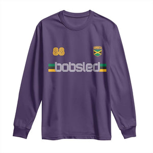 Jamaica Bobsled 1988 Sports Jersey Style Long Sleeve Shirt Retro Winter Games Team Island Jamaican Pride