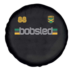 Jamaica Bobsled 1988 Sports Jersey Style Spare Tire Cover Retro Winter Games Team Island Jamaican Pride