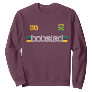 Jamaica Bobsled 1988 Sports Jersey Style Sweatshirt Retro Winter Games Team Island Jamaican Pride