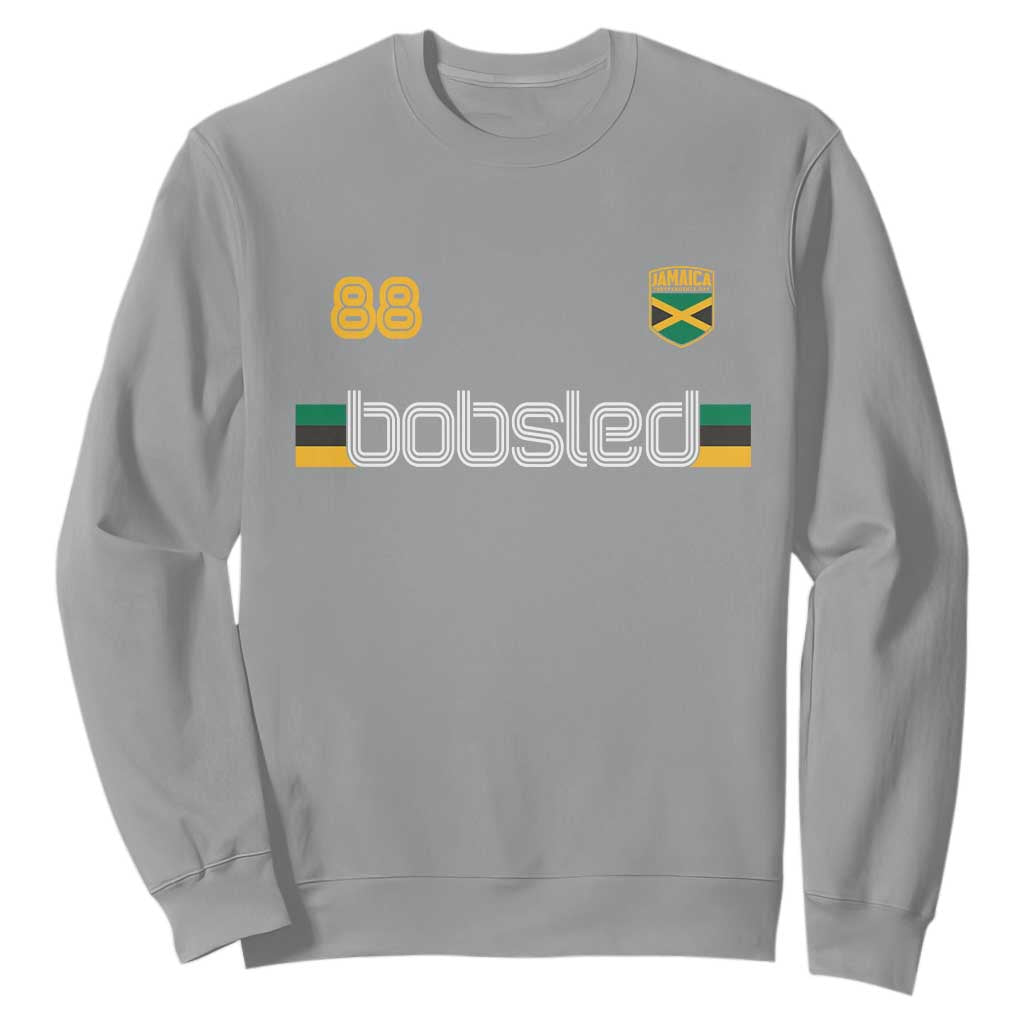 Jamaica Bobsled 1988 Sports Jersey Style Sweatshirt Retro Winter Games Team Island Jamaican Pride
