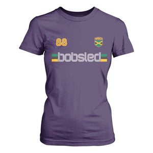 Jamaica Bobsled 1988 Sports Jersey Style T Shirt For Women Retro Winter Games Team Island Jamaican Pride