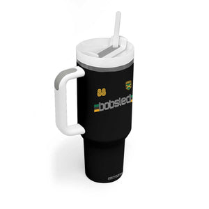 Jamaica Bobsled 1988 Sports Jersey Style Tumbler With Handle Retro Winter Games Team Island Jamaican Pride