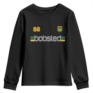 Jamaica Bobsled 1988 Sports Jersey Style Youth Sweatshirt Retro Winter Games Team Island Jamaican Pride