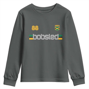 Jamaica Bobsled 1988 Sports Jersey Style Youth Sweatshirt Retro Winter Games Team Island Jamaican Pride