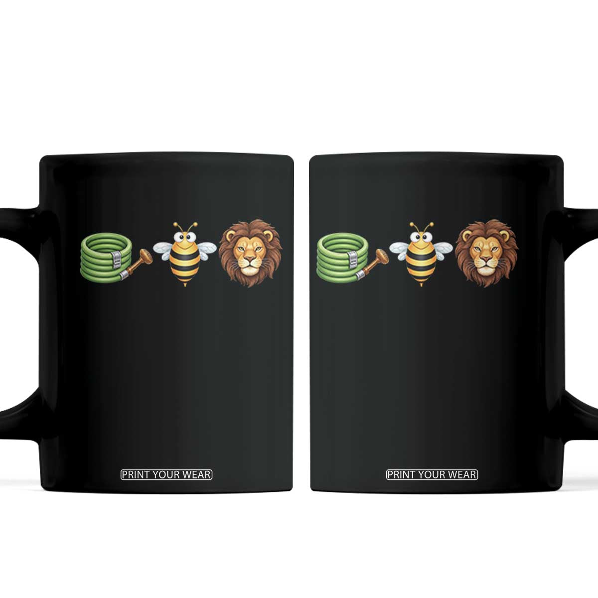 Hose Bee Lion Meme Slang Funny Wordplay Pun Graphic Coffee Mug