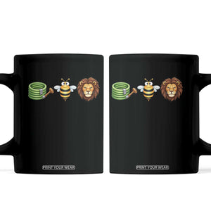 Hose Bee Lion Meme Slang Funny Wordplay Pun Graphic Coffee Mug