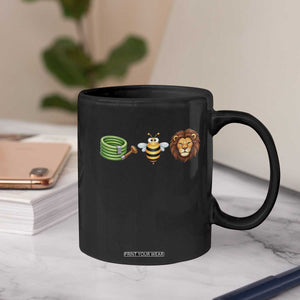 Hose Bee Lion Meme Slang Funny Wordplay Pun Graphic Coffee Mug