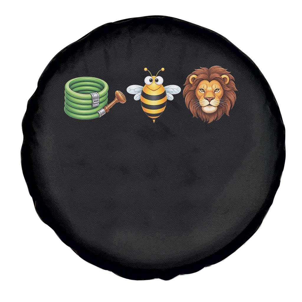 Hose Bee Lion Meme Slang Funny Wordplay Pun Graphic Spare Tire Cover