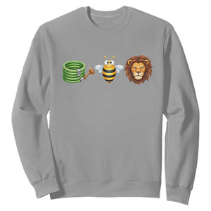 Hose Bee Lion Meme Slang Funny Wordplay Pun Graphic Sweatshirt