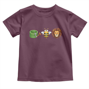 Hose Bee Lion Meme Slang Funny Wordplay Pun Graphic Toddler T Shirt
