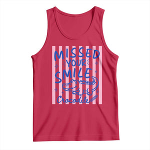 Cute Crocodile Pun Back To School Retro Preppy Tank Top Missed Your Smile Crocodile
