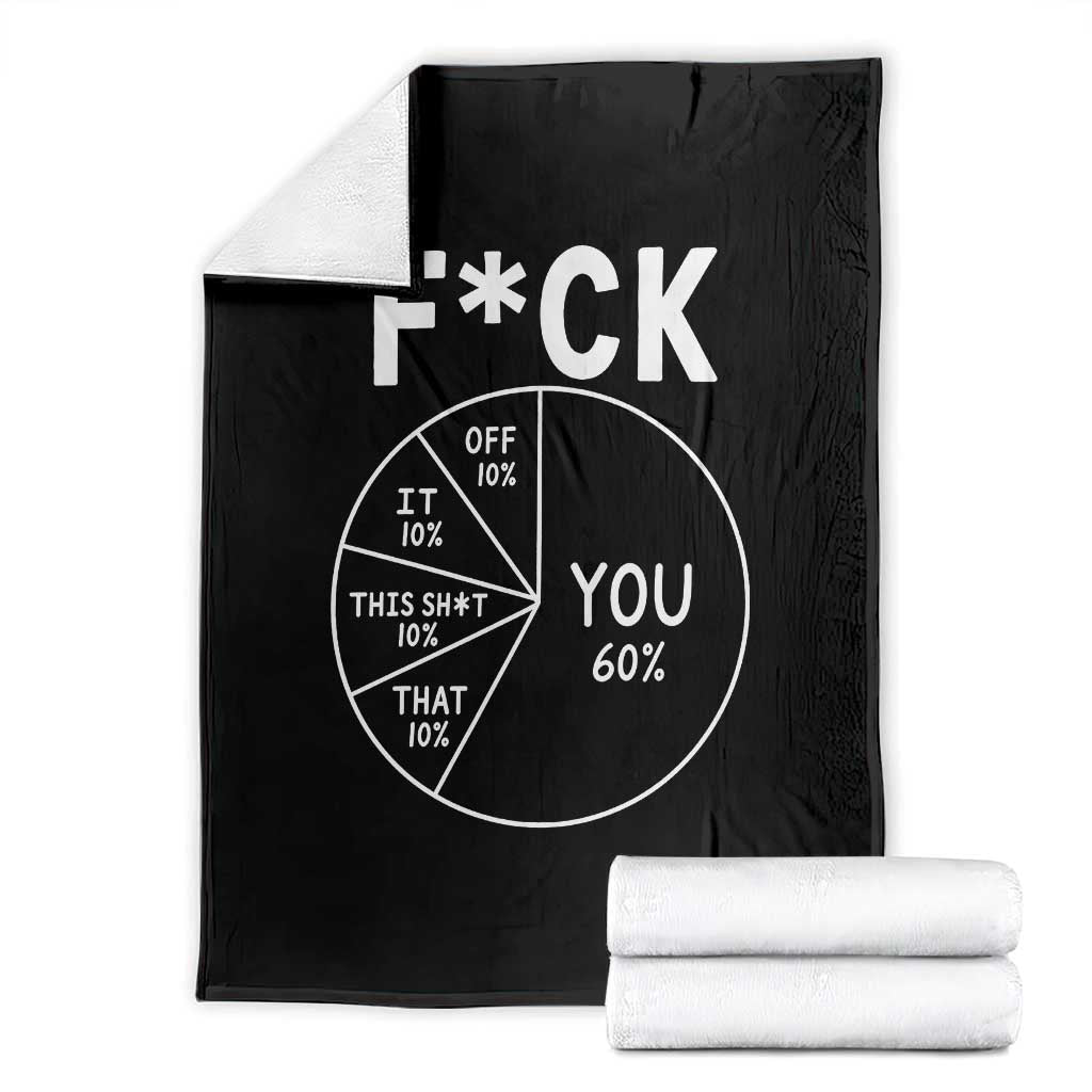 Funny Fuck Profanity Pie Chart You Off It This Shit That Throw Blanket Sarcastic Anti Social Office Humor