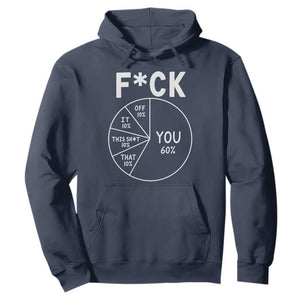Funny Fuck Profanity Pie Chart You Off It This Shit That Hoodie Sarcastic Anti Social Office Humor