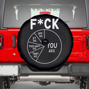 Funny Fuck Profanity Pie Chart You Off It This Shit That Spare Tire Cover Sarcastic Anti Social Office Humor