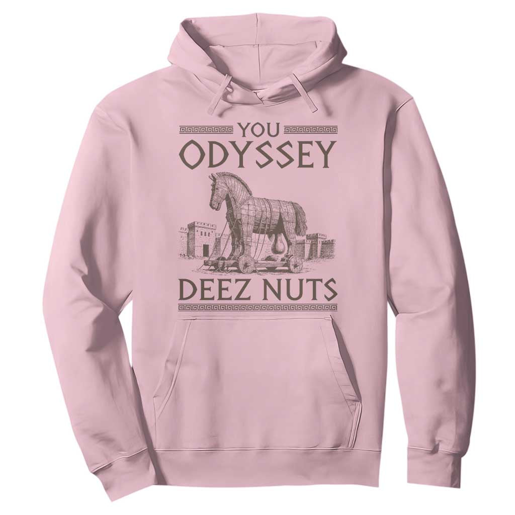 Funny Trojan Horse You Odyssey Deez Nuts Hoodie Offensive Adult Humor Greek Mythology Humor