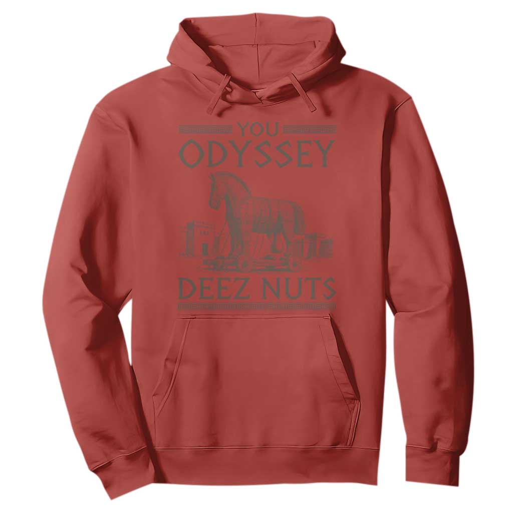 Funny Trojan Horse You Odyssey Deez Nuts Hoodie Offensive Adult Humor Greek Mythology Humor