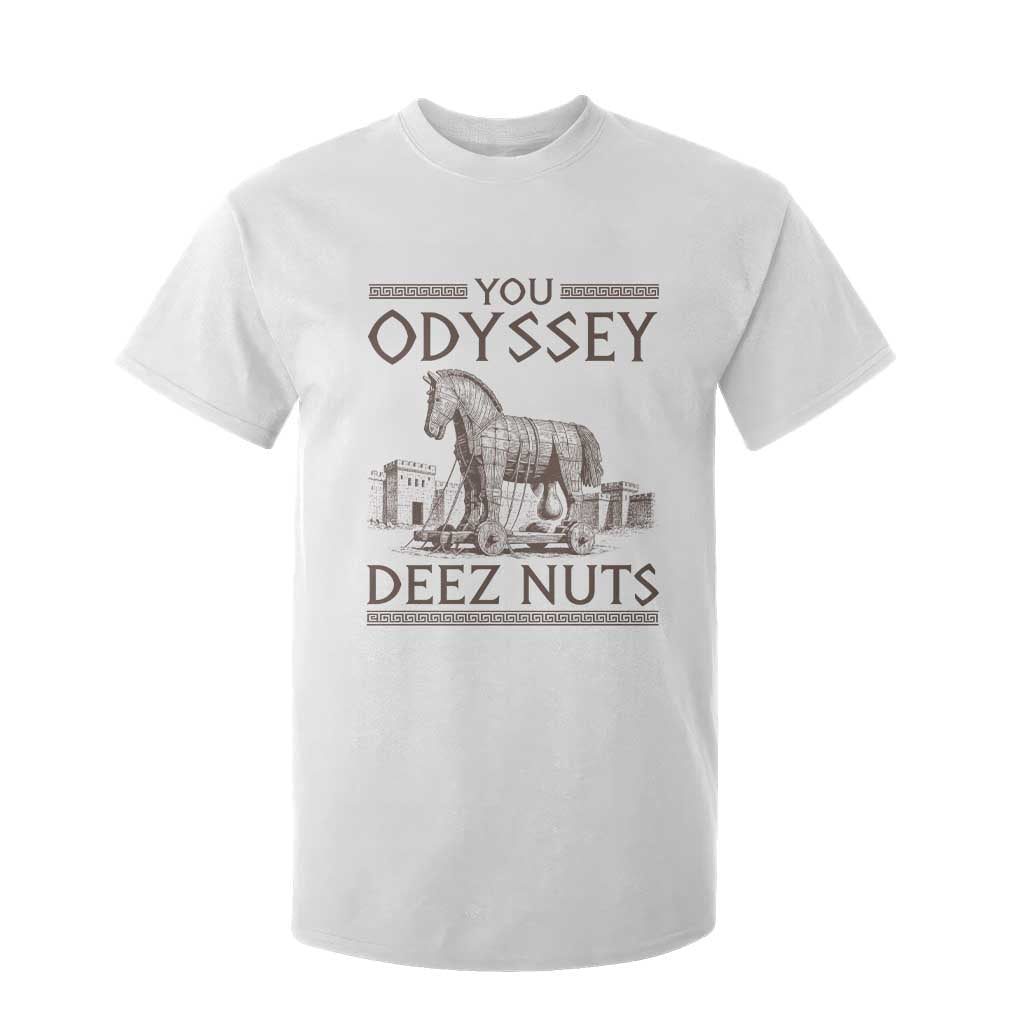 Funny Trojan Horse You Odyssey Deez Nuts T Shirt For Kid Offensive Adult Humor Greek Mythology Humor