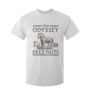 Funny Trojan Horse You Odyssey Deez Nuts T Shirt For Kid Offensive Adult Humor Greek Mythology Humor