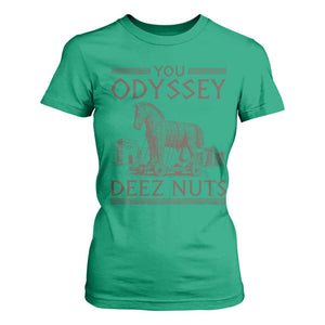 Funny Trojan Horse You Odyssey Deez Nuts T Shirt For Women Offensive Adult Humor Greek Mythology Humor