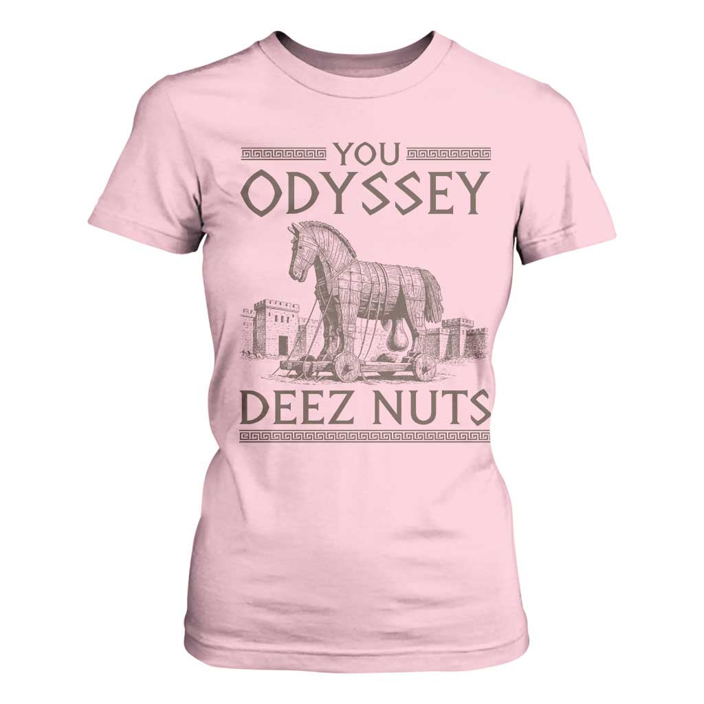 Funny Trojan Horse You Odyssey Deez Nuts T Shirt For Women Offensive Adult Humor Greek Mythology Humor