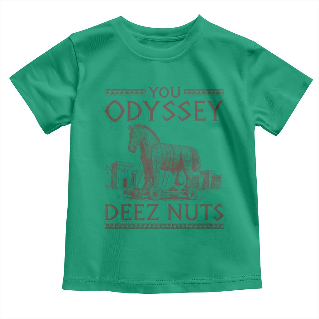 Funny Trojan Horse You Odyssey Deez Nuts Toddler T Shirt Offensive Adult Humor Greek Mythology Humor
