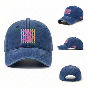 Does This Shirt Make Me Look Professionally Developed Washed Cotton Baseball Cap Y2K Retro Stars Funny Professional Development Workplace Humor