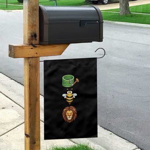 Hose Bee Lion Meme Slang Funny Sarcastic Pun Graphic Garden Flag