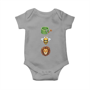 Hose Bee Lion Meme Slang Funny Sarcastic Pun Graphic Baby Onesie