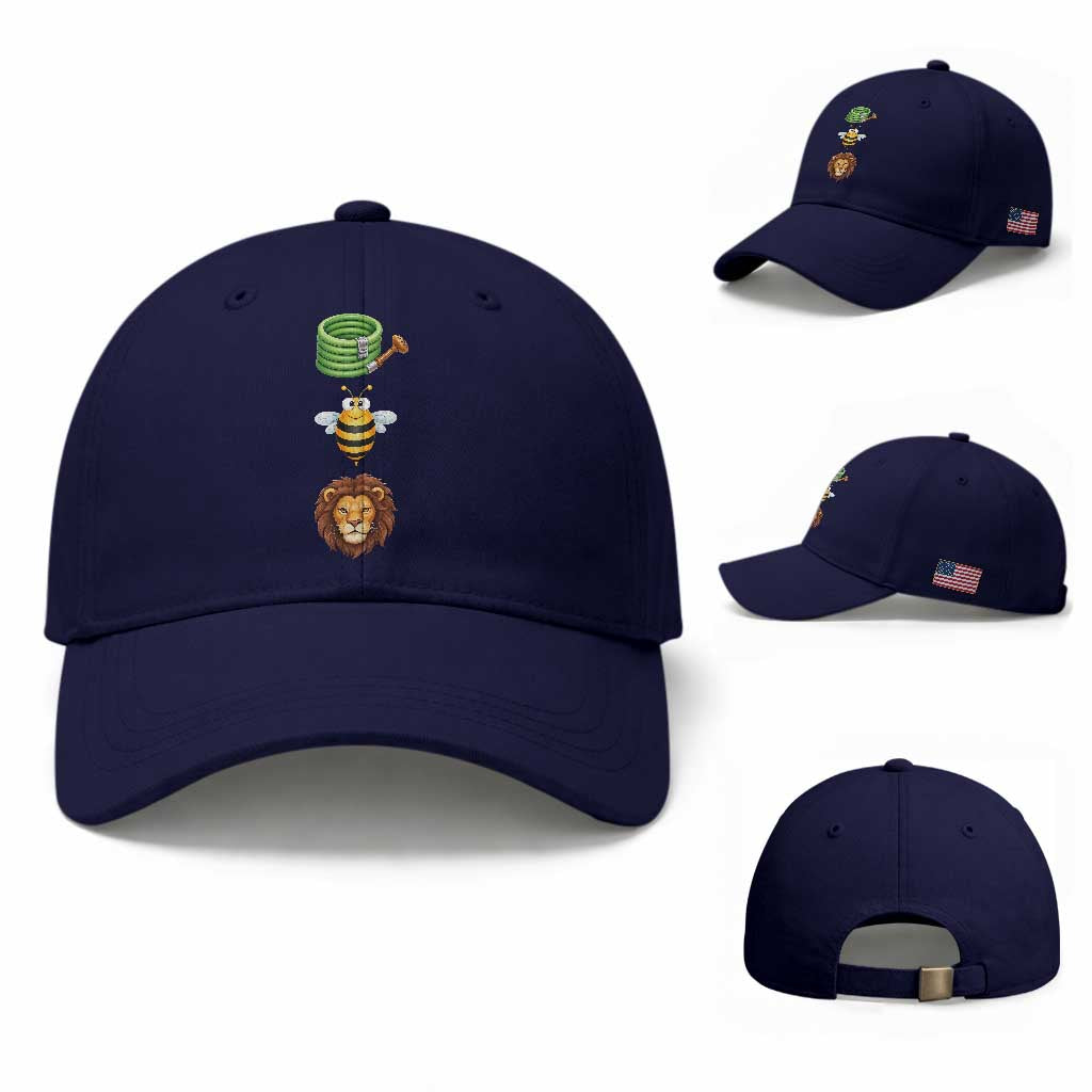 Hose Bee Lion Meme Slang Funny Sarcastic Pun Graphic Baseball Cap