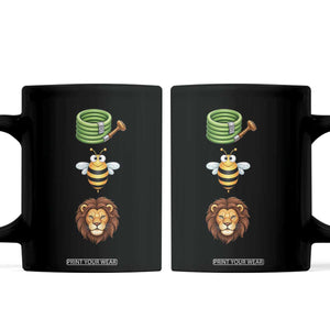Hose Bee Lion Meme Slang Funny Sarcastic Pun Graphic Coffee Mug