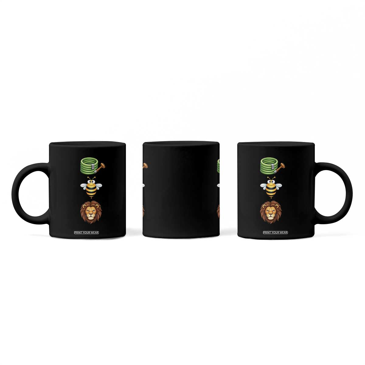Hose Bee Lion Meme Slang Funny Sarcastic Pun Graphic Coffee Mug