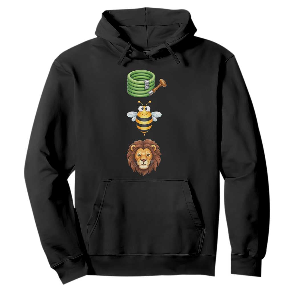 Hose Bee Lion Meme Slang Funny Sarcastic Pun Graphic Hoodie