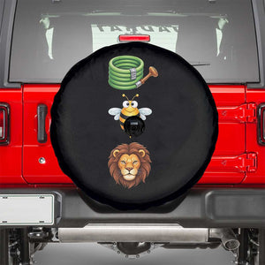 Hose Bee Lion Meme Slang Funny Sarcastic Pun Graphic Spare Tire Cover