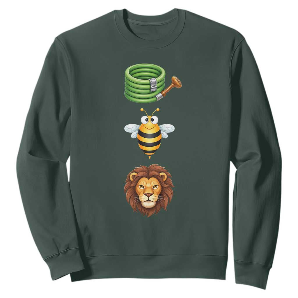 Hose Bee Lion Meme Slang Funny Sarcastic Pun Graphic Sweatshirt