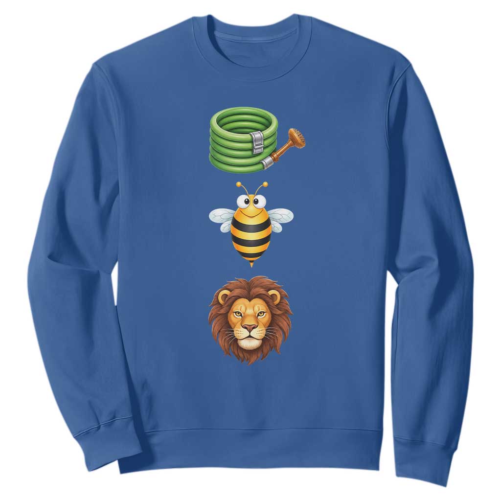 Hose Bee Lion Meme Slang Funny Sarcastic Pun Graphic Sweatshirt